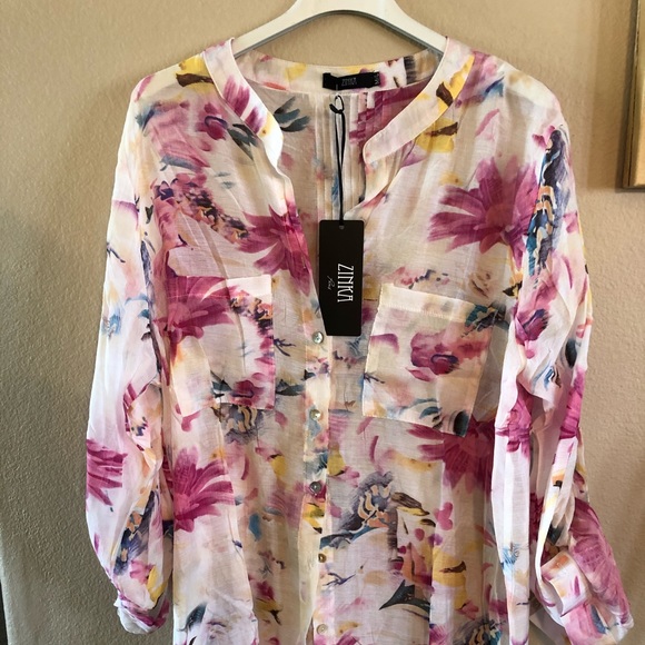 Made in Italy.. Blouse. Palazzo Pant - Picture 2 of 4